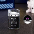 Rechargeable USB Arc Lighter With Ignition and LED Power Display Techmanistan