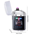 Rechargeable USB Arc Lighter With Ignition and LED Power Display Techmanistan