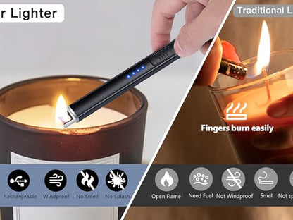USB Rechargeable Flameless Arc Lighter Techmanistan