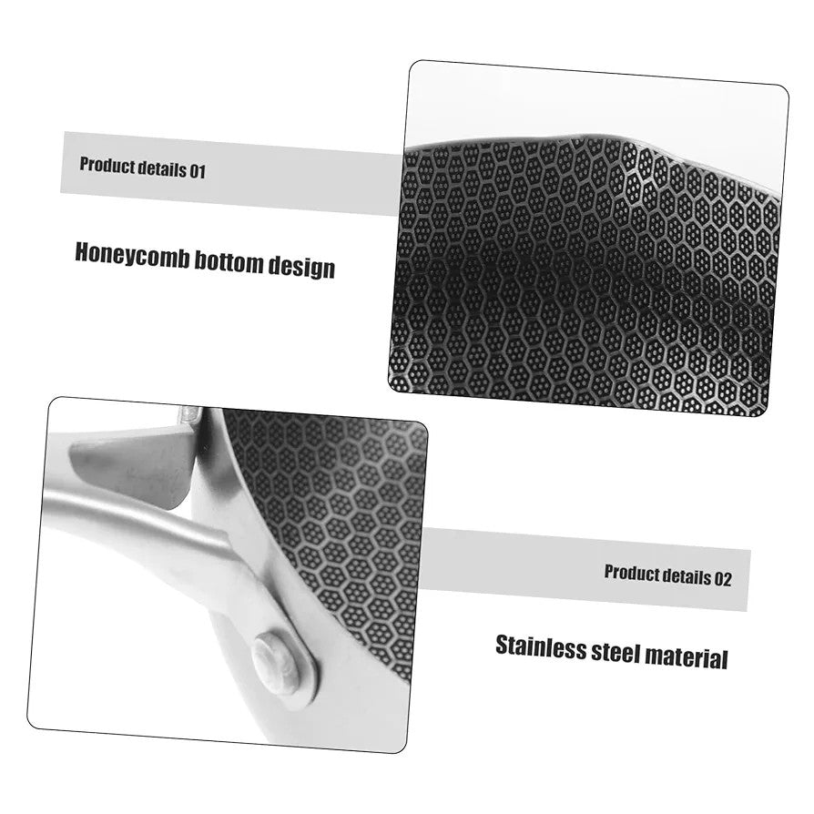 Single Sided Laser Coated Honeycomb Print Sauce Pan Techmanistan