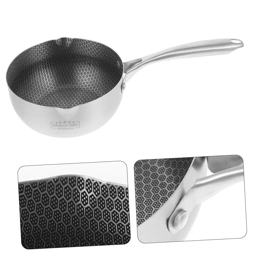 Single Sided Laser Coated Honeycomb Print Sauce Pan Techmanistan