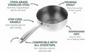 Single Sided Laser Coated Honeycomb Print Sauce Pan Techmanistan