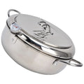 Stainless Steel Deep Fryer Pot with Thermometer Techmanistan