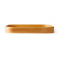 Set of 3 - Bamboo Serving Trays with handles Techmanistan
