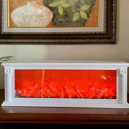 Electric Fireplace Firebox Insert with Realistic Flame