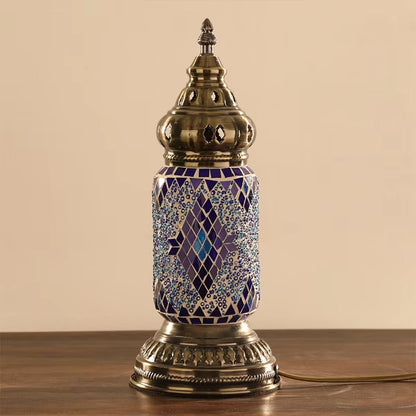 Pair of Moroccan Mosaic Lamp Turkish Table Lamp