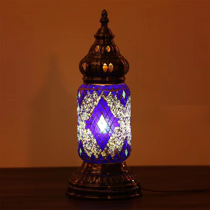 Pair of Moroccan Mosaic Lamp Turkish Table Lamp