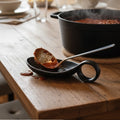 Ceramic Spoon Rest with Handle Loop
