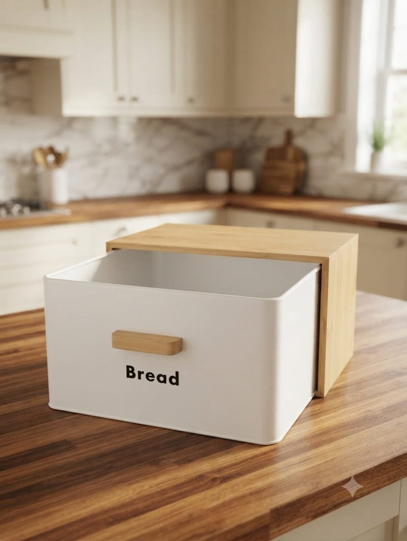 Bread Box Vintage Style Kitchen Canister Set (Sugar, Tea, Coffee) – Modern Kitchen Storage