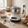 Compact Kitchen Stand Electric Dough Mixer with Steel Mixing Bowl