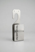 Stainless Steel Wall-Mounted Garden Hose Holder - Silver