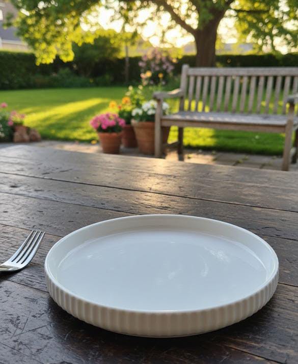 Ceramic Round Serving Plate