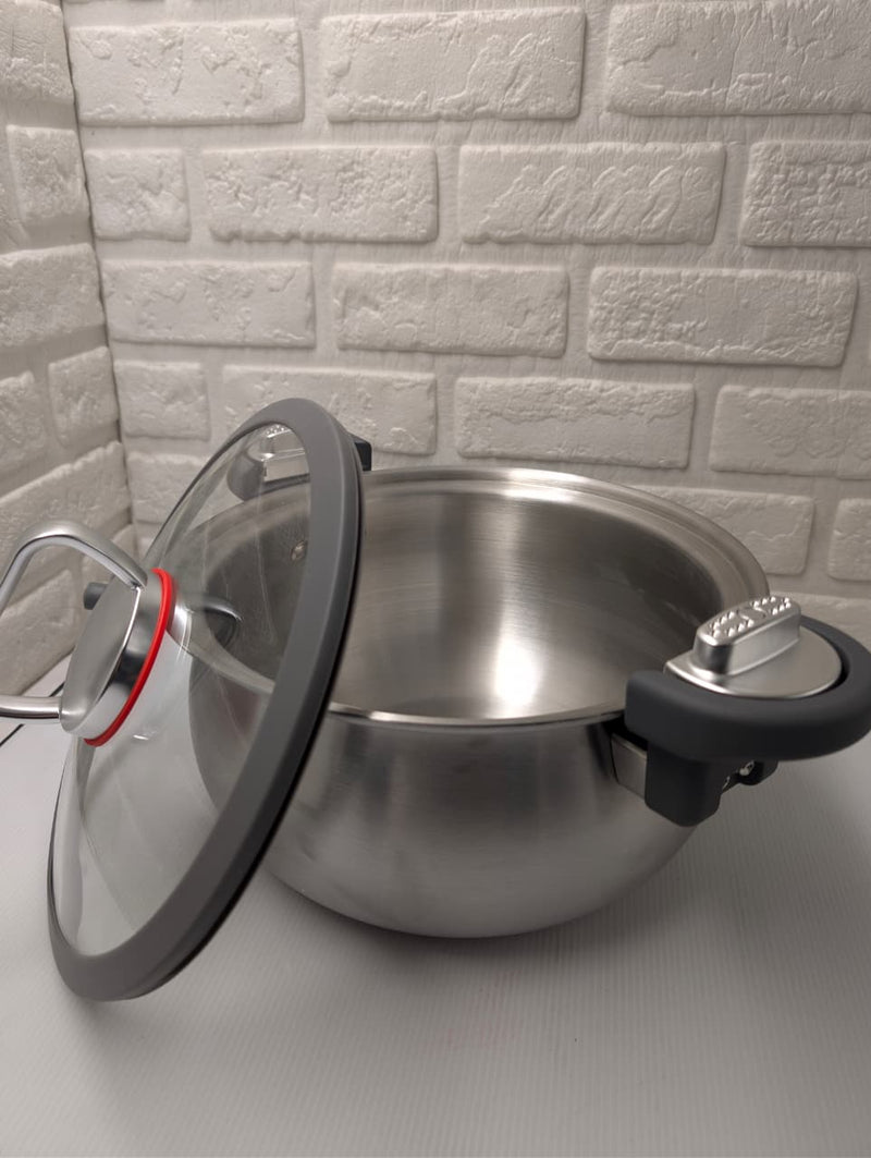 Stainless Steel Pressure Cooker – Double Ear Soup Pot & Hot Pot