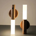 Wooden Rechargeable Wall Light – LED Motion Sensor Night Light