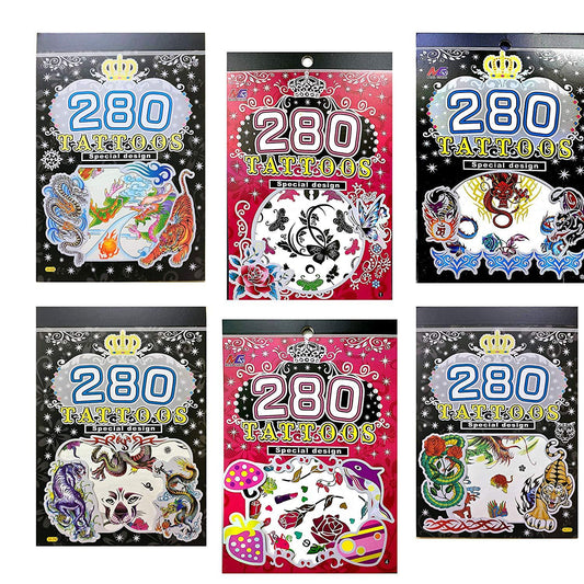 Temporary Tattoo Book for Kids Techmanistan