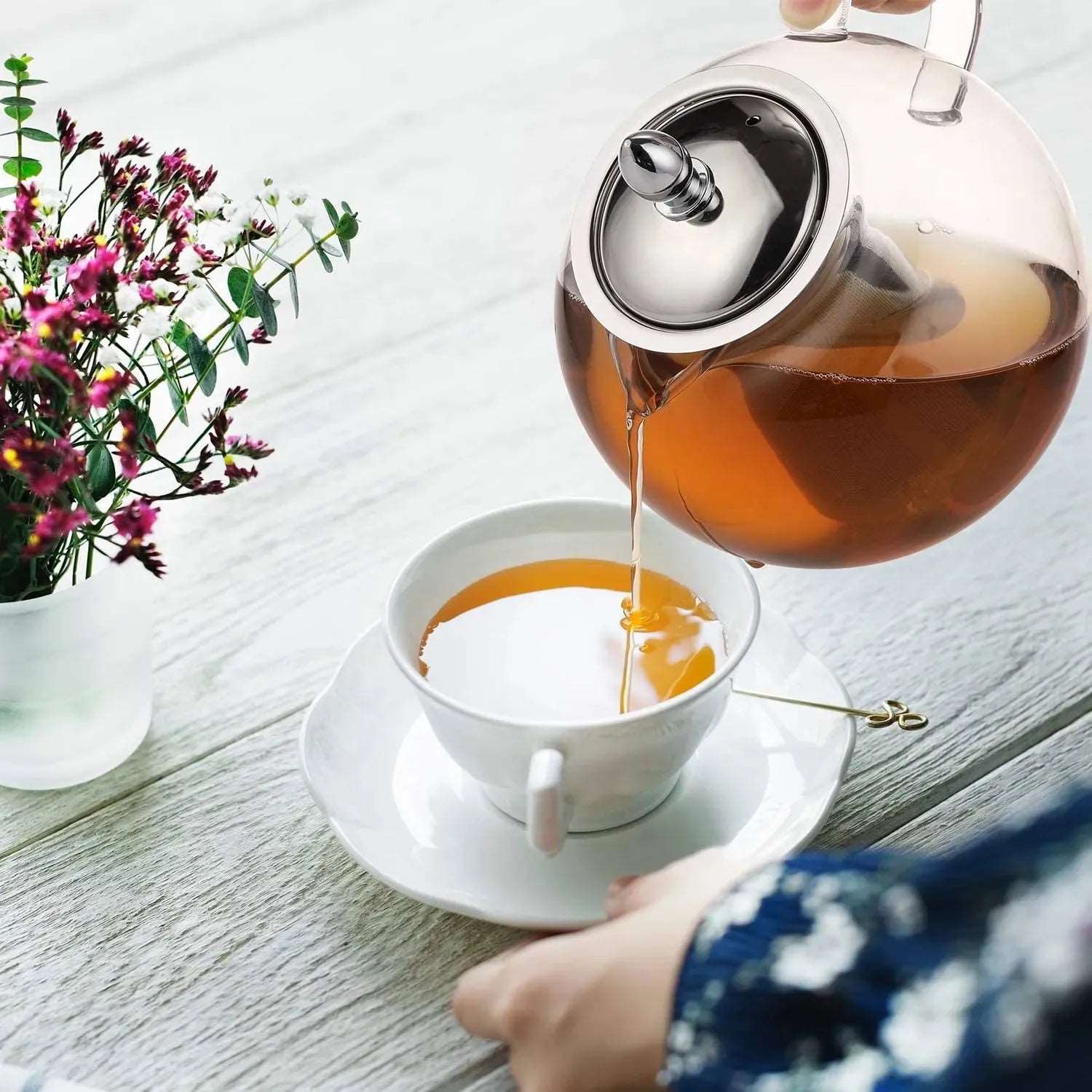 Borosilicate Glass Teapot Kettle