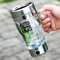 Portable Self Stirring Mug - 350ml, Automatic Electric Coffee Milk Mixing Cup, Multipurpose Mixer Auto Stir Coffee Tea Cup, Transparent Self Stirring Coffee Mug Protein Shaker Bottle Electric Juice Mixing Mug My Store