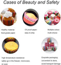 100 Piece's Random Print Disposable Cupcake Liners