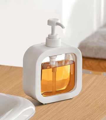 500ml Refillable Soap Dispenser Bottle with Lockable Pump