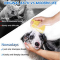 Random Color Silicone Pet Body Bath Brush, Pet Dog Shampoo Brush, Silicone Massage Exfoliating Bath Brush With Soap Dispenser, Cat Massage Comb Grooming Scrubber Brush, Comb Brush For Pets My Store