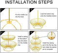 3 Tier Wire Round Fruits Basket