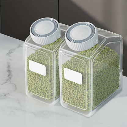 Airtight Flour Storage Container with Rotating Cap