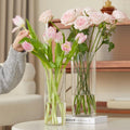 Acrylic Clear Cylinder Flower Vase - Techmanistan in Pakistan