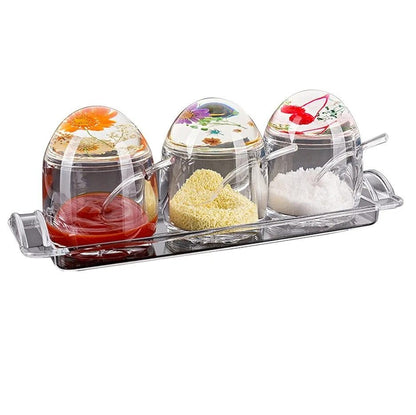 Acrylic Convenient Jam Jar, Clear Seasoning Box - Techmanistan in Pakistan
