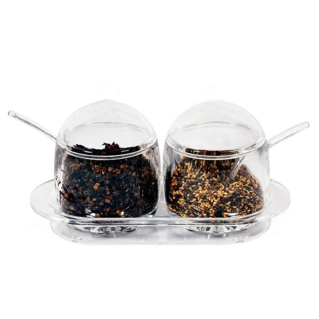 Acrylic Convenient Jam Jar, Clear Seasoning Box - Techmanistan in Pakistan