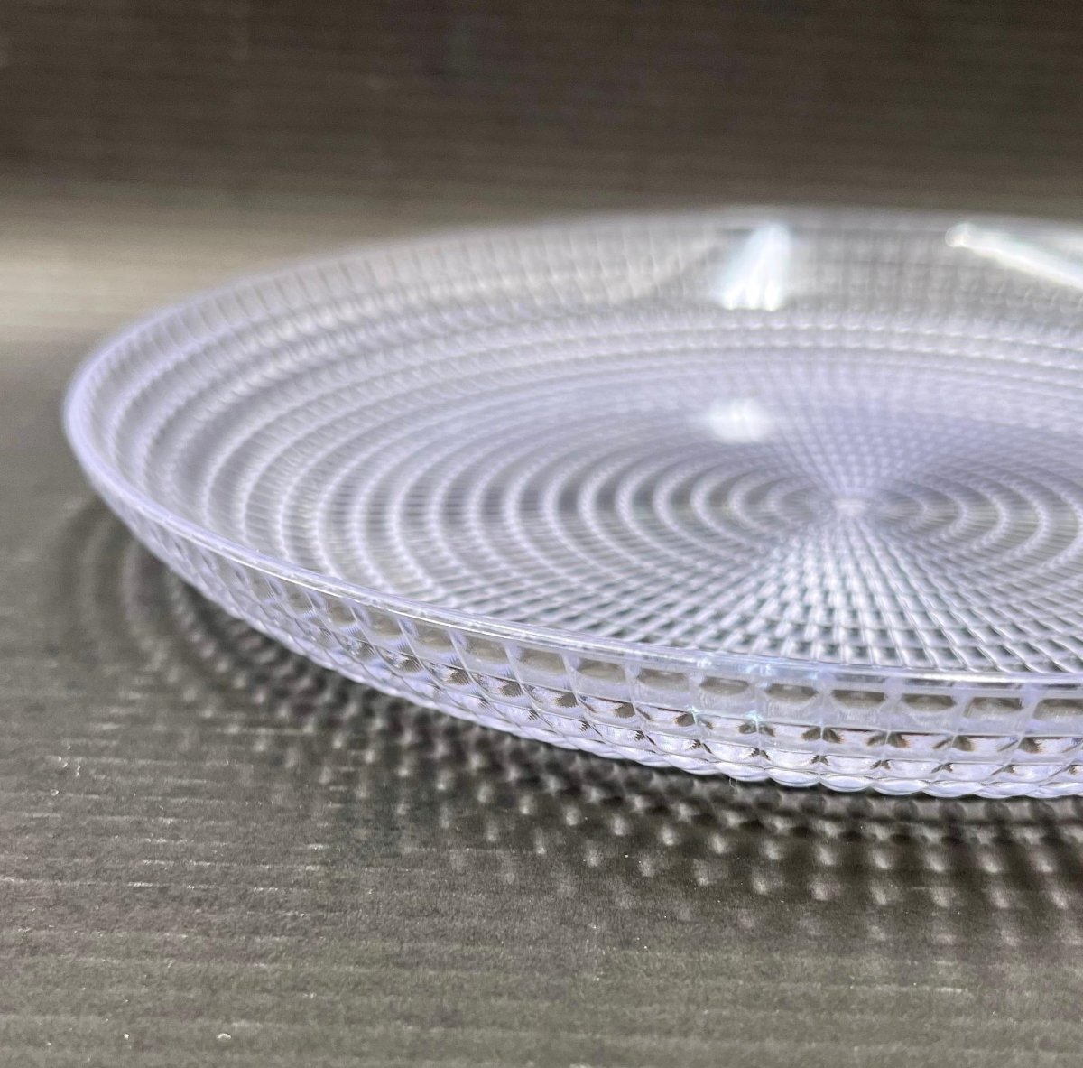 Acrylic Round Serving Plate - Techmanistan in Pakistan