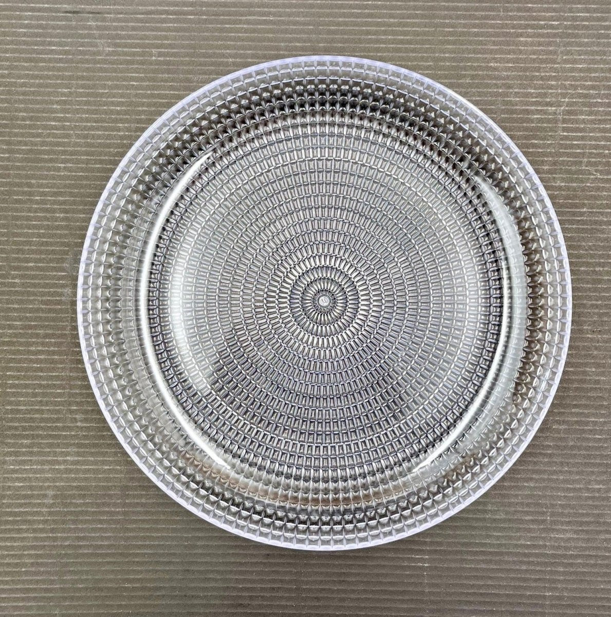 Acrylic Round Serving Plate - Techmanistan in Pakistan