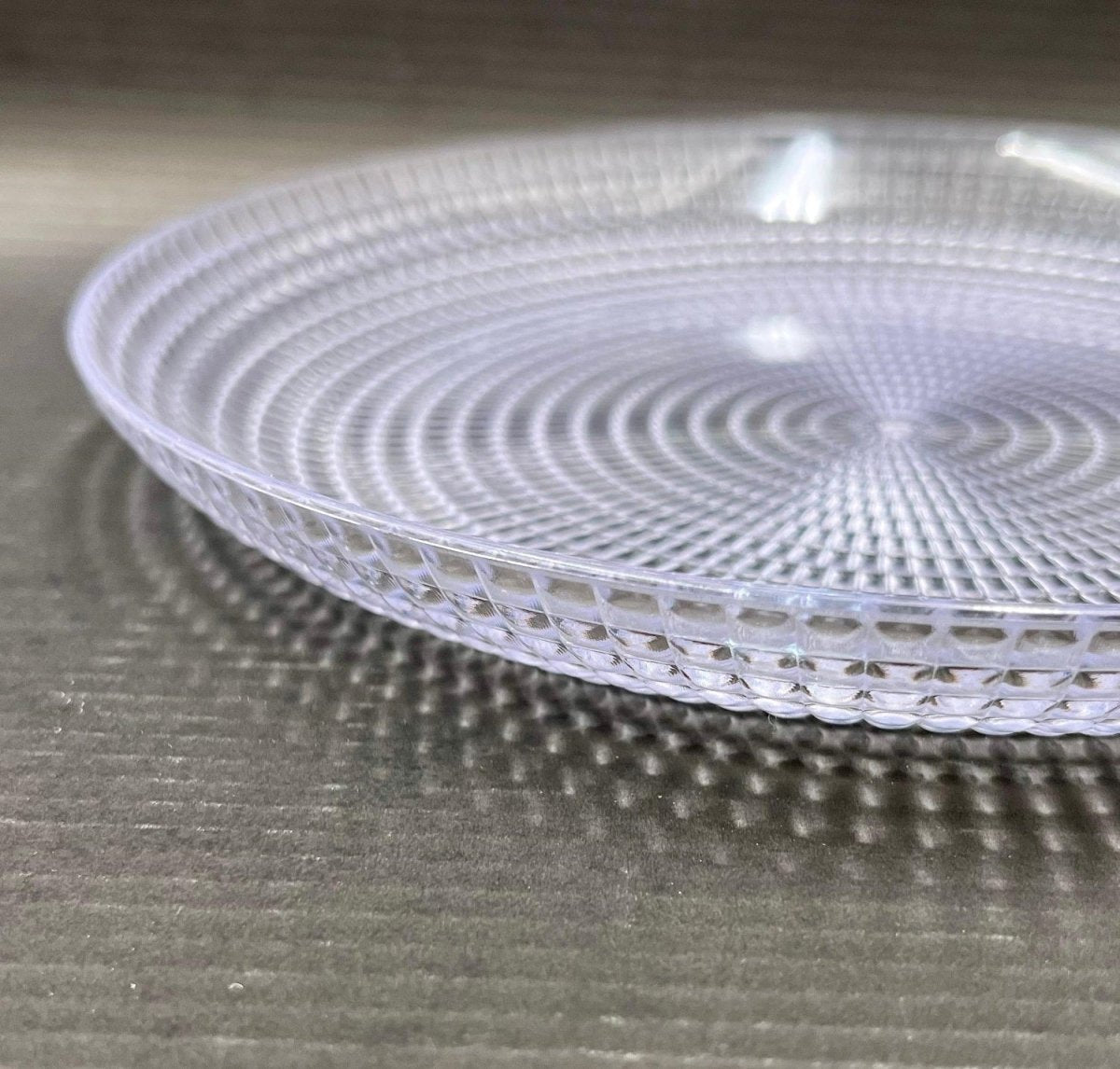Acrylic Round Serving Plate - Techmanistan in Pakistan