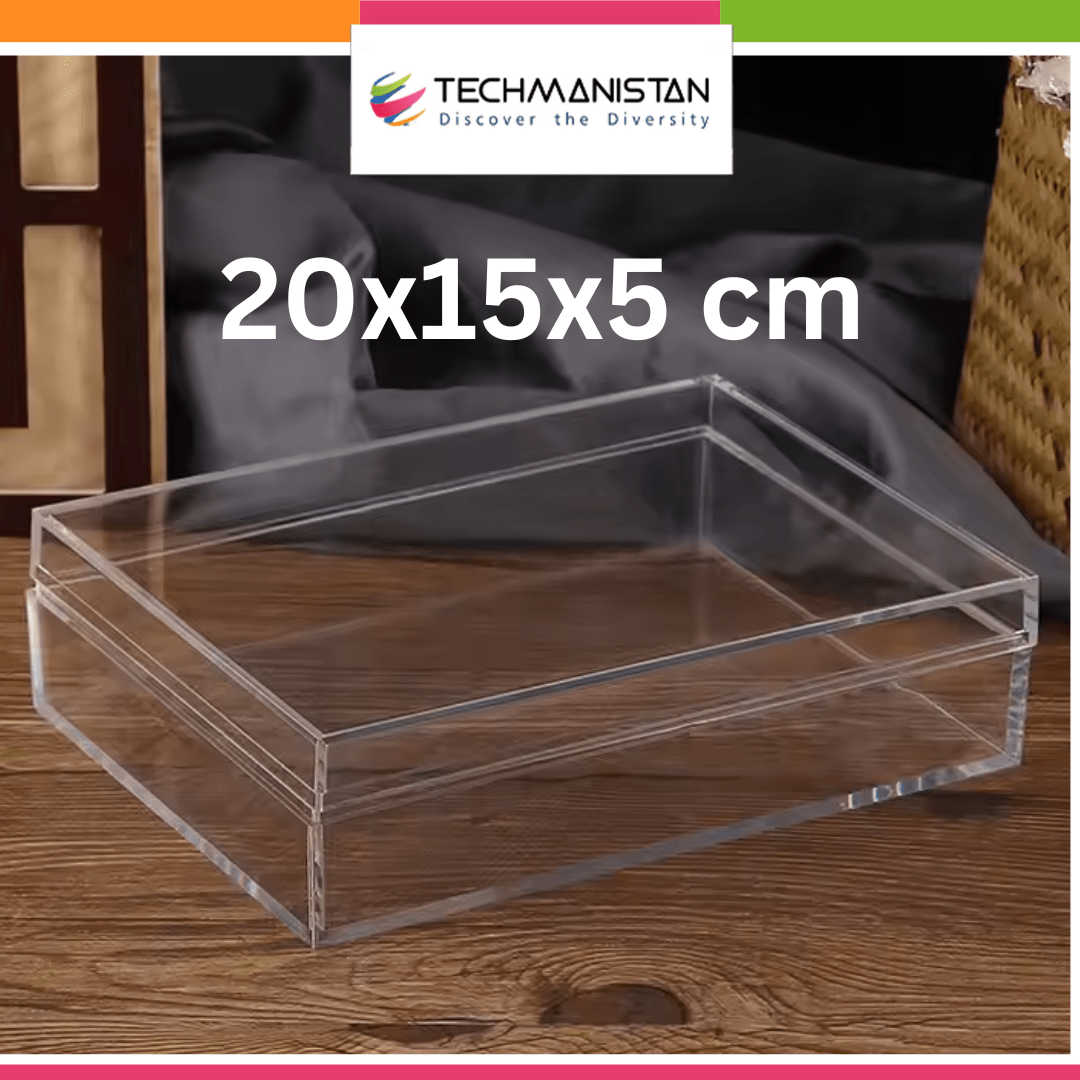 Acrylic Storage Boxes with Lids - Techmanistan in Pakistan
