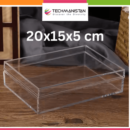 Acrylic Storage Boxes with Lids - Techmanistan in Pakistan