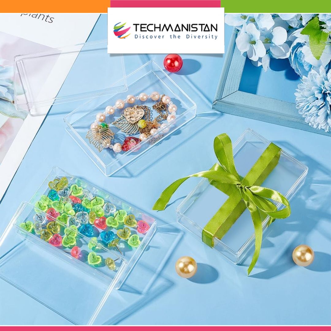 Acrylic Storage Boxes with Lids - Techmanistan in Pakistan