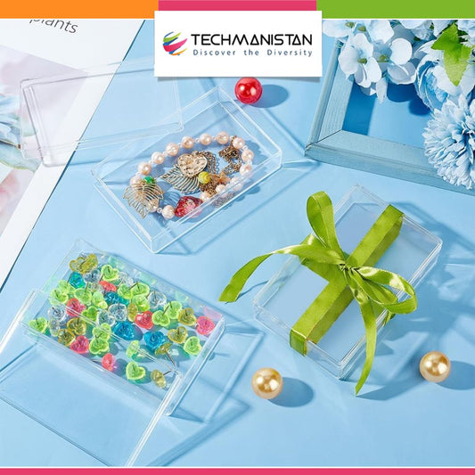 Acrylic Storage Boxes with Lids - Techmanistan in Pakistan