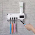 Tooth Brush Sterilizer Cleaner Smart Toothpaste Dispenser
