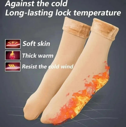 Pack of 3 - Women Wool Fuzzy Thermal Warm Winter Velvet Socks Techmanistan