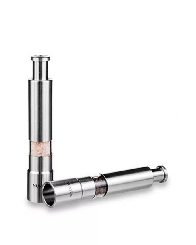 Stainless Steel Salt and Pepper Mill Grinder (1 Piece) Manual Spice Handheld--Techmanistan-My Store