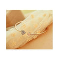 Heart shaped Golden Bracelet--Techmanistan-My Store