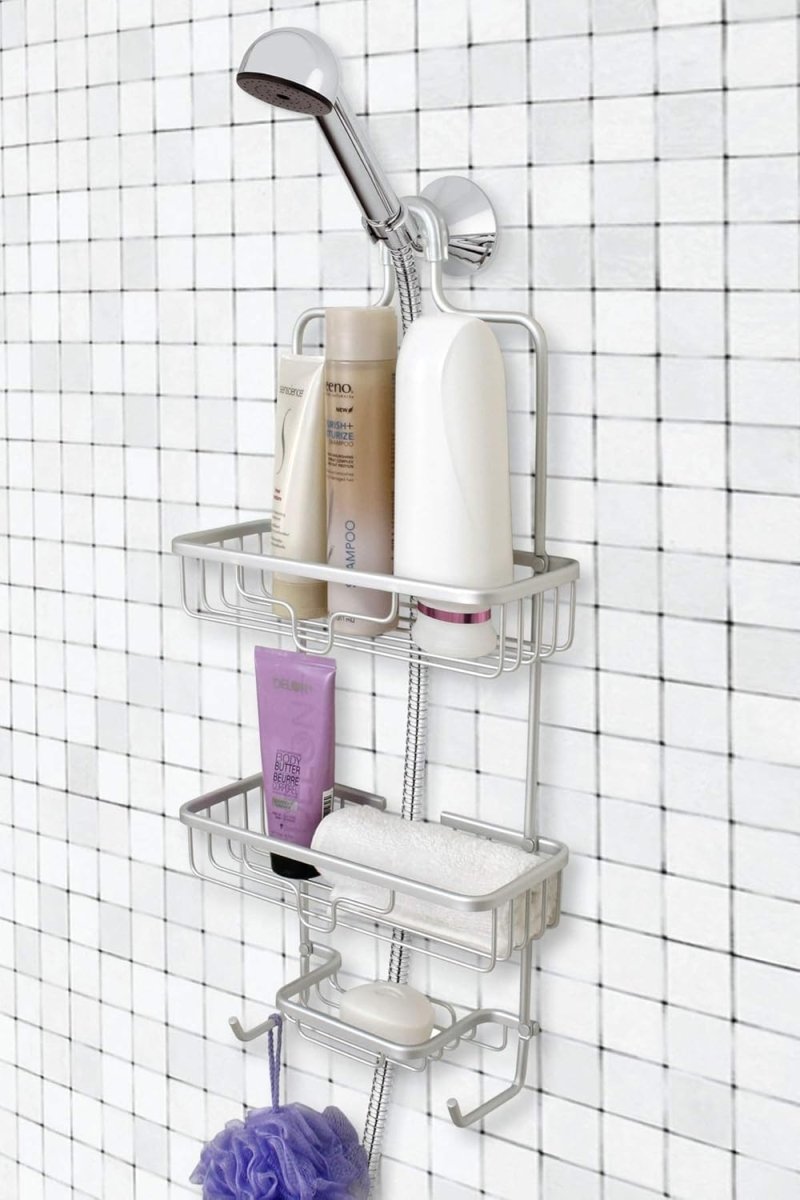 Aluminium Bathroom Organizer Shower Caddy - Techmanistan in Pakistan