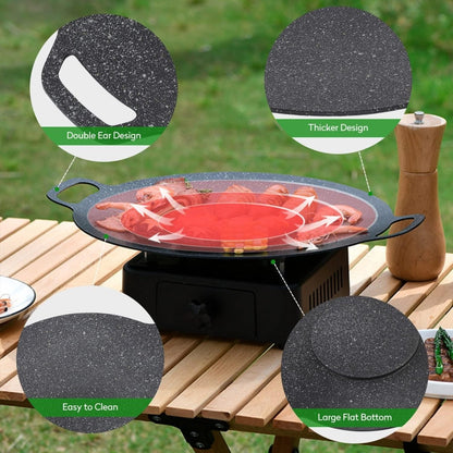 Aluminum Nonstick Tawa, Korean BBQ Grill Pan - Techmanistan in Pakistan