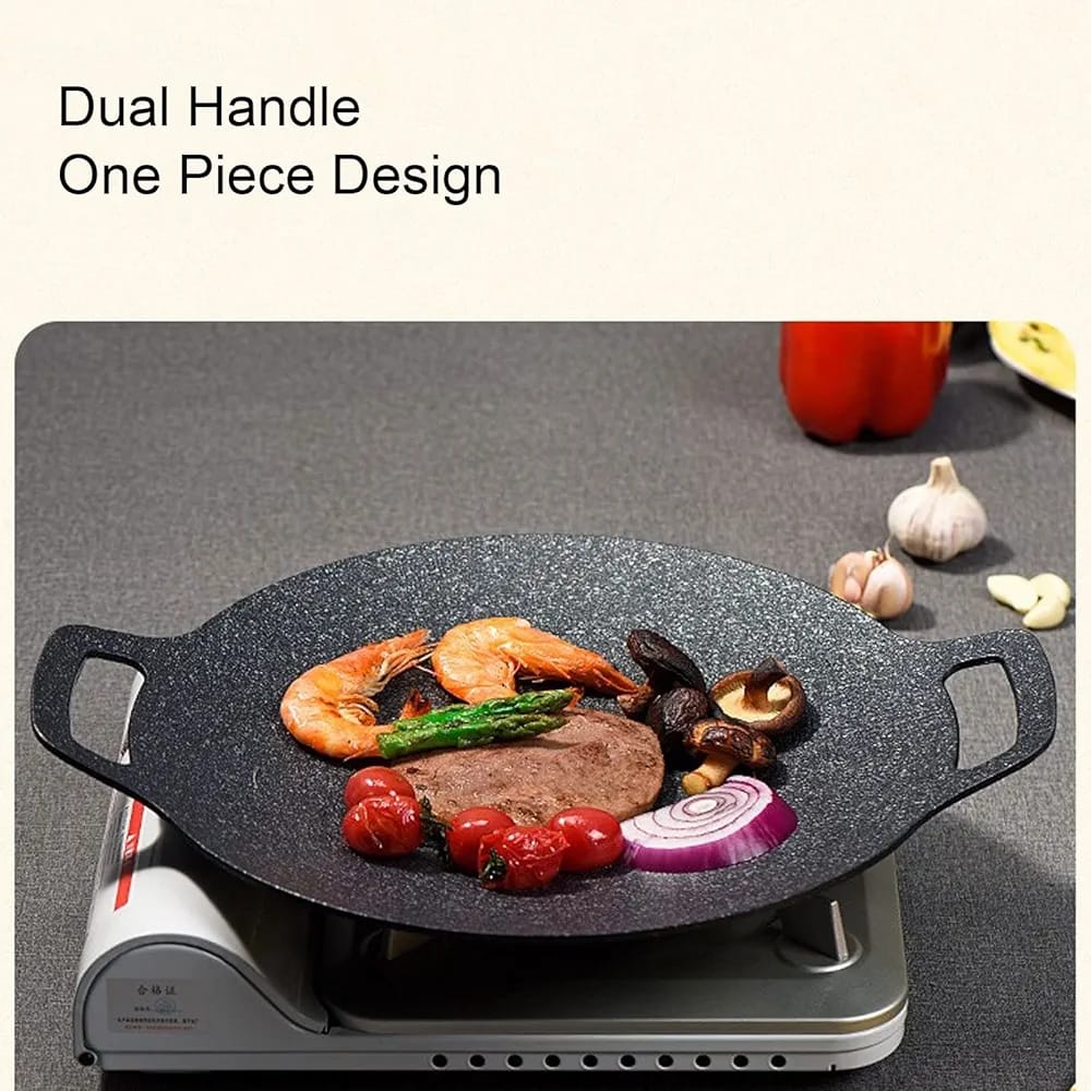 Aluminum Nonstick Tawa, Korean BBQ Grill Pan - Techmanistan in Pakistan