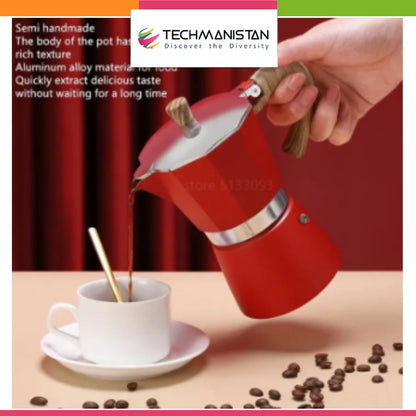 Aluminum Stovetop Espresso Maker - Techmanistan in Pakistan