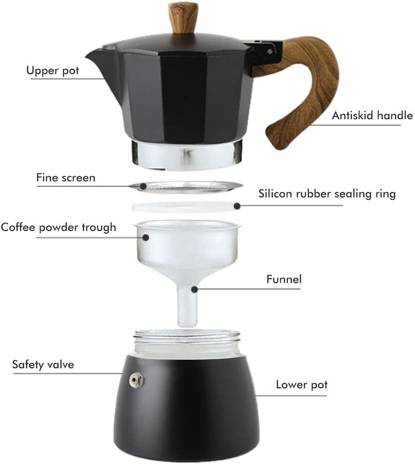 Aluminum Stovetop Espresso Maker - Techmanistan in Pakistan