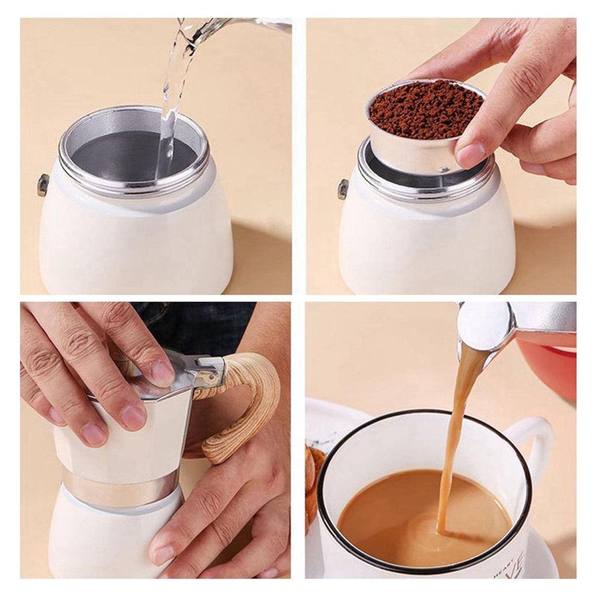 Aluminum Stovetop Espresso Maker - Techmanistan in Pakistan