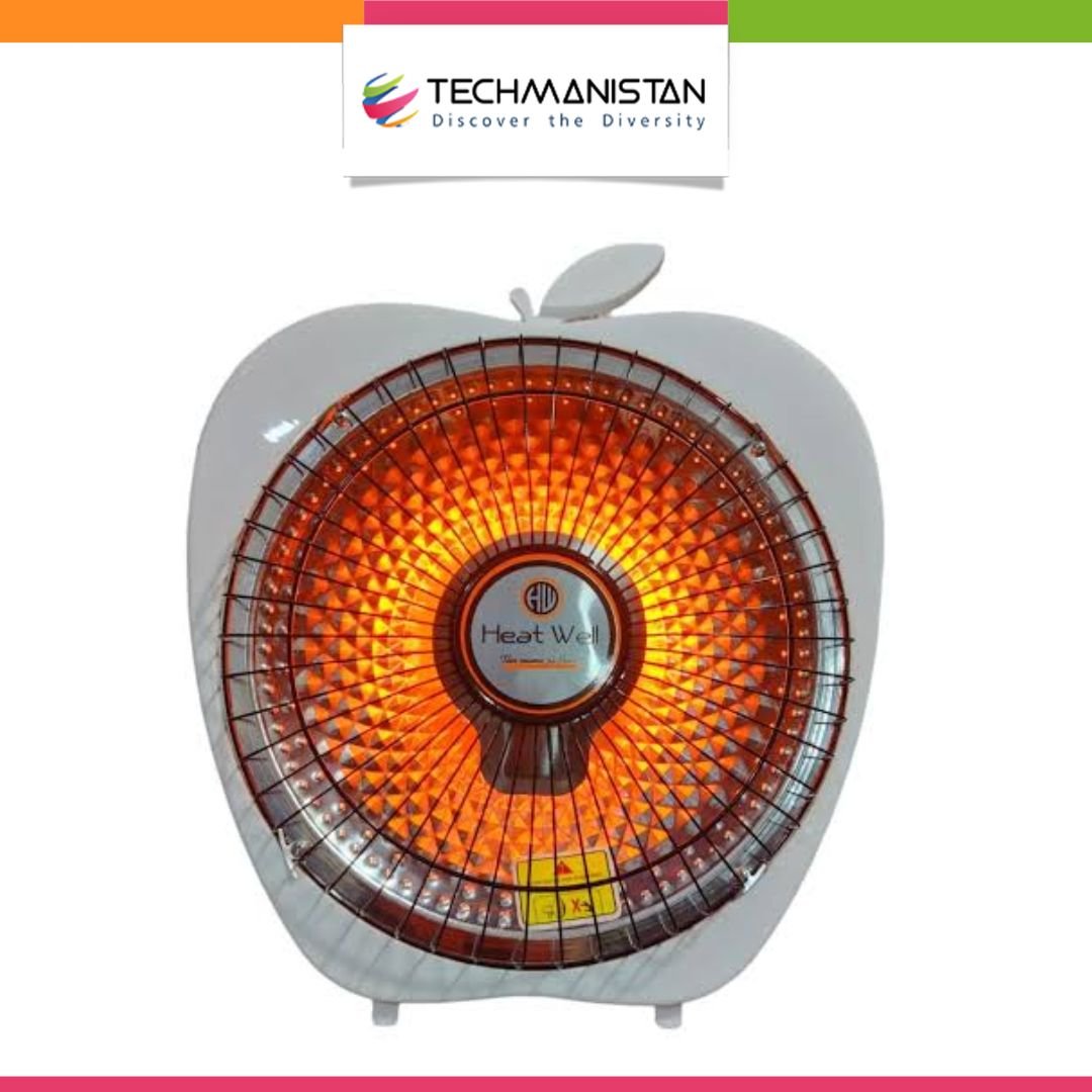 Apple Shape Carbon Halogen Electric Heater - Techmanistan in Pakistan