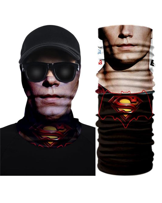 Superman Tube Shaped Face Mask Bandana, Bandana for Girls, Bandana for Men Head--Techmanistan-My Store