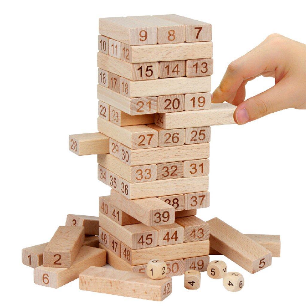 54 Pcs Jenga Puzzle Game