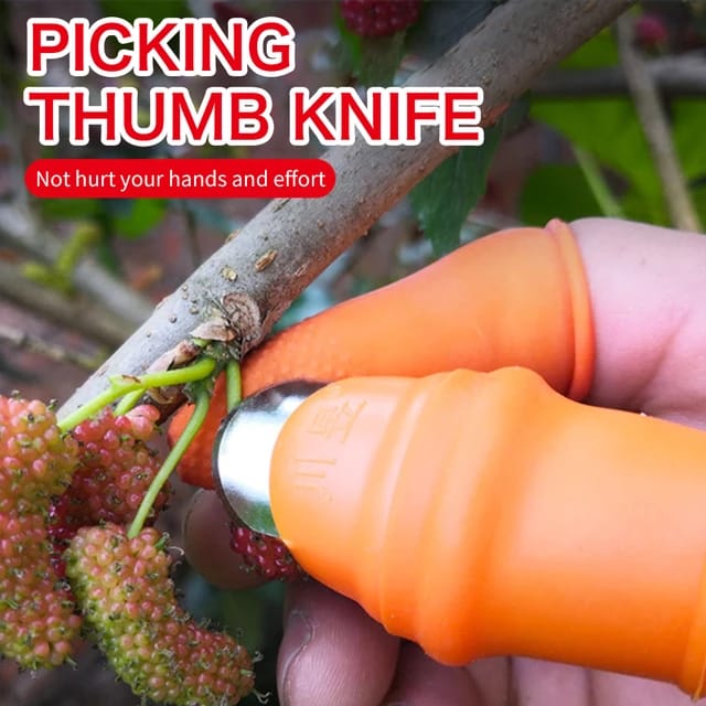 Picking Potted Plants Trim Thumb Peeler